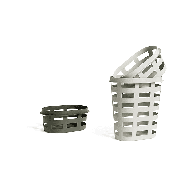 Basket L - Light grey