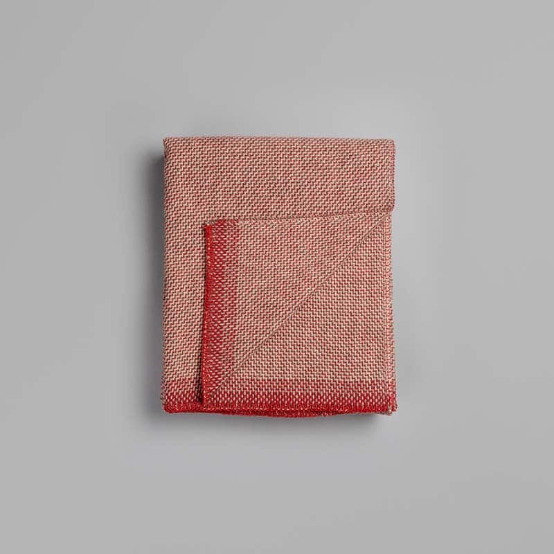 Una large throw - Red