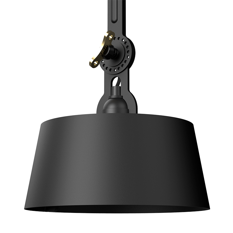 Bolt plafond 1arm upperfit - Smokey black