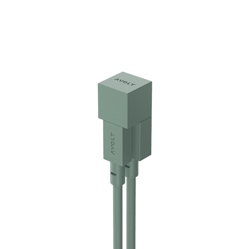 Cable 1 (USB A to lightning) - Oak Green
