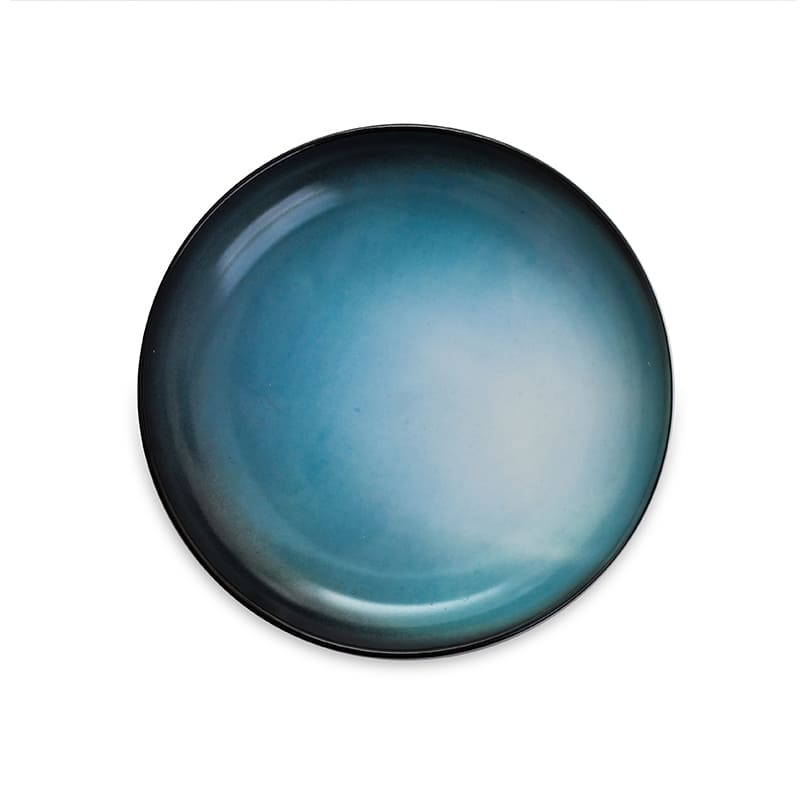 Cosmic diner porcelain plate - Uranus