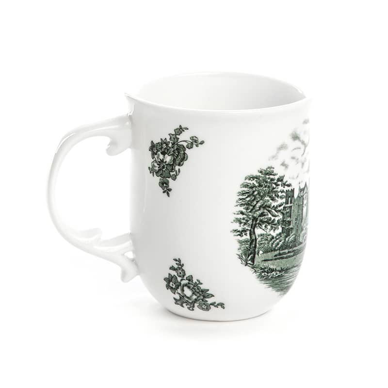Hybrid-fedora mug in porcelain