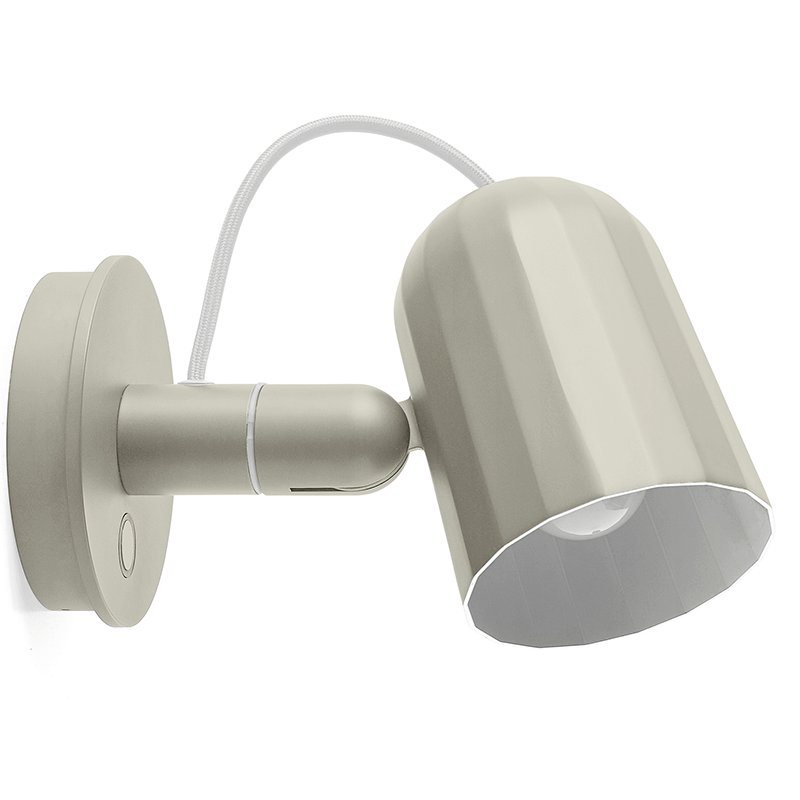 Noc wall button lamp - Off white