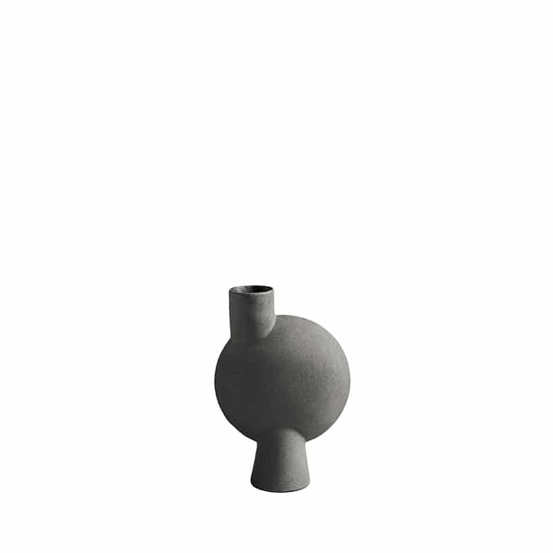 Sphere Vase Bubl Medio - Dark grey