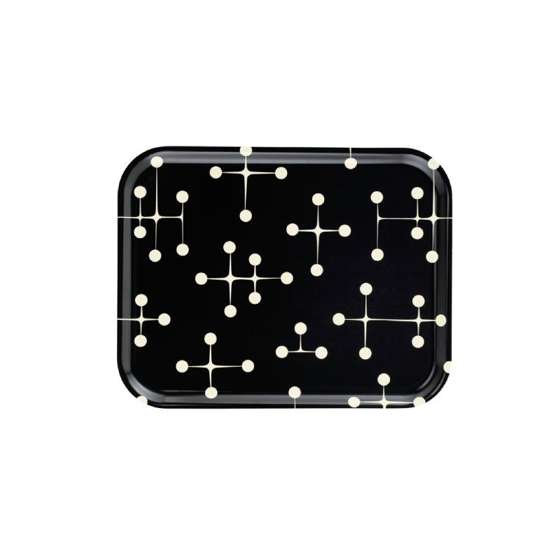 Classic Tray L - Dot Pattern - Reverse dark