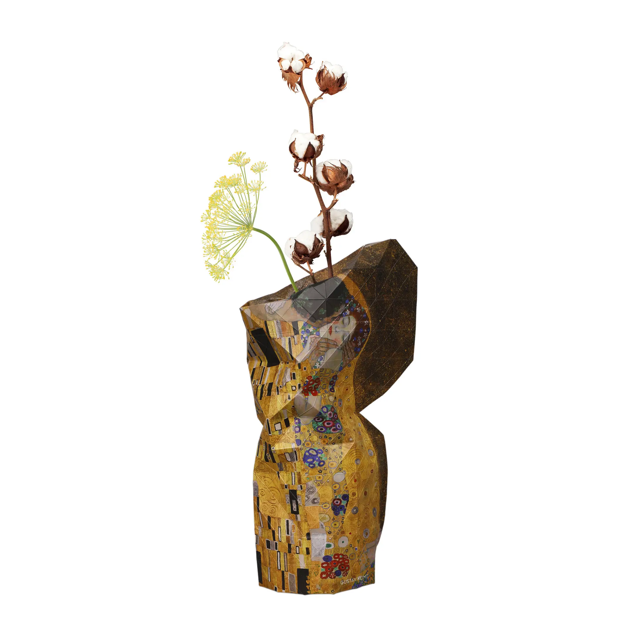 Paper Vase Cover Large - The Kiss Klimt