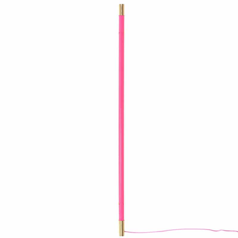 Led lamp linea golden end - Fuchsia