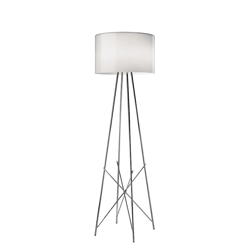 Ray F1 dim vloerlamp c/diff - vetro/grigio
